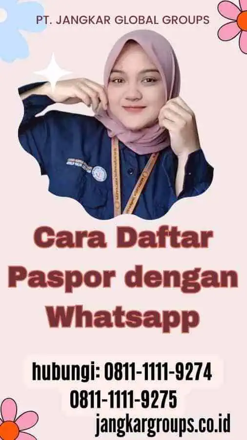 Cara Daftar Paspor dengan Whatsapp