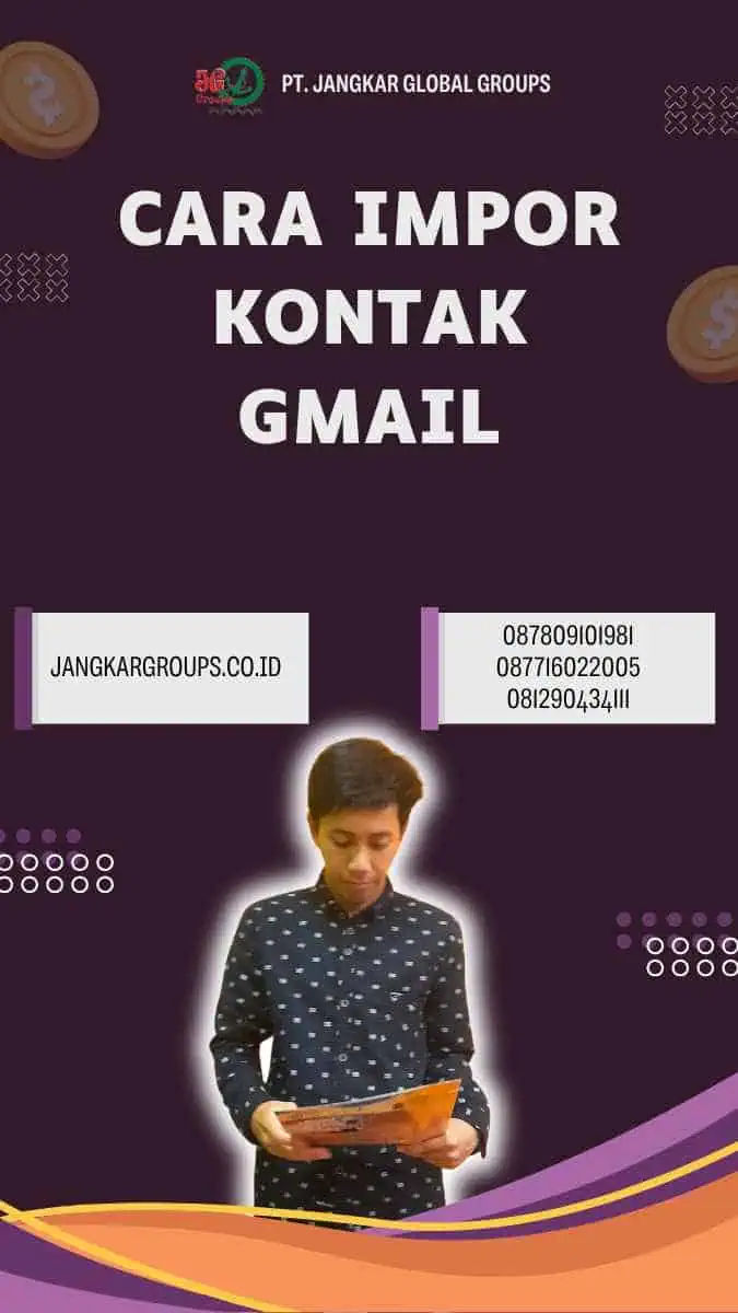 Cara Impor Kontak Gmail