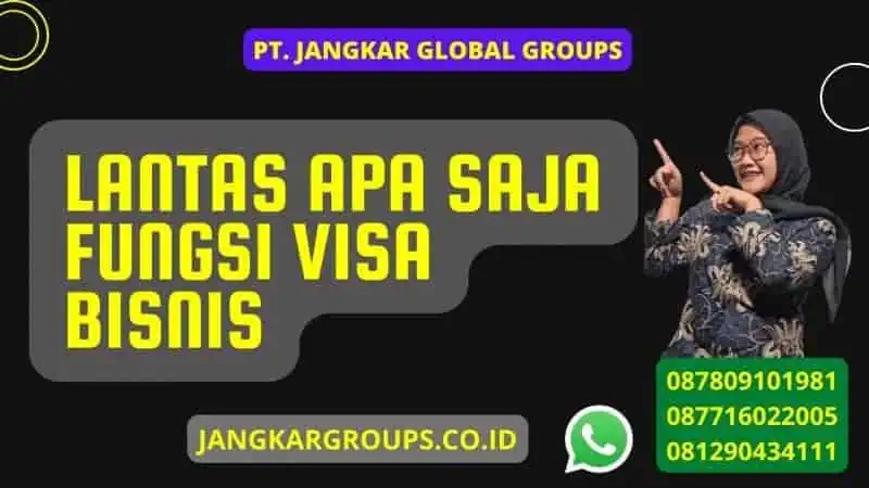 Lantas Apa Saja Fungsi Visa Bisnis