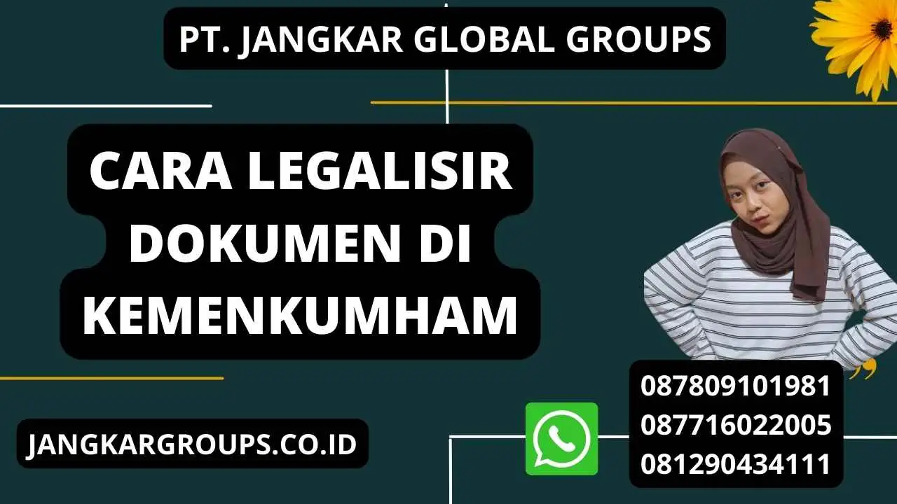 Cara Legalisir Dokumen Di Kemenkumham