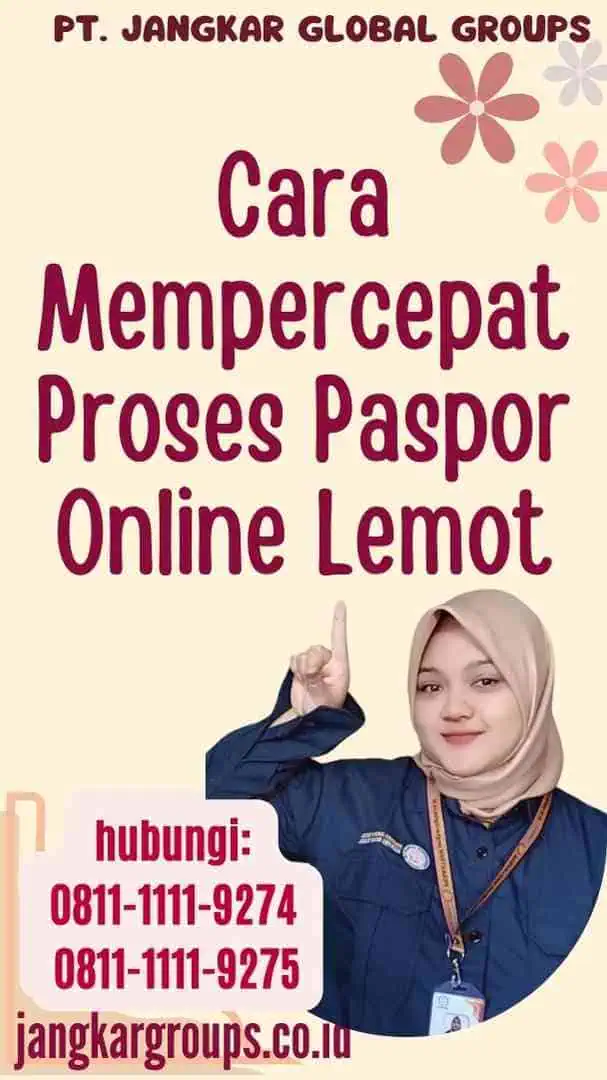 Cara Mempercepat Proses Paspor Online Lemot