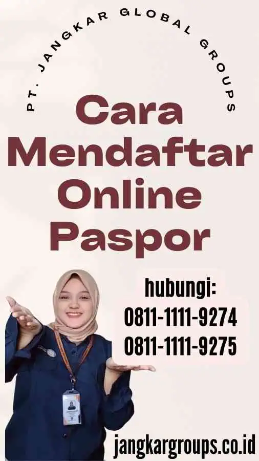 Cara Mendaftar Online Paspor