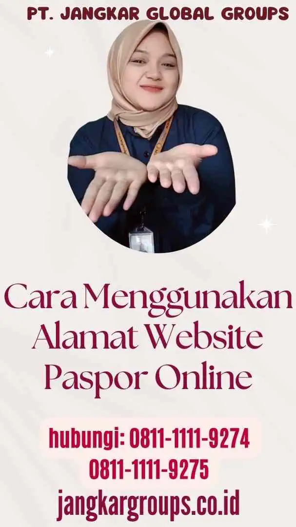 Cara Menggunakan Alamat Website Paspor Online