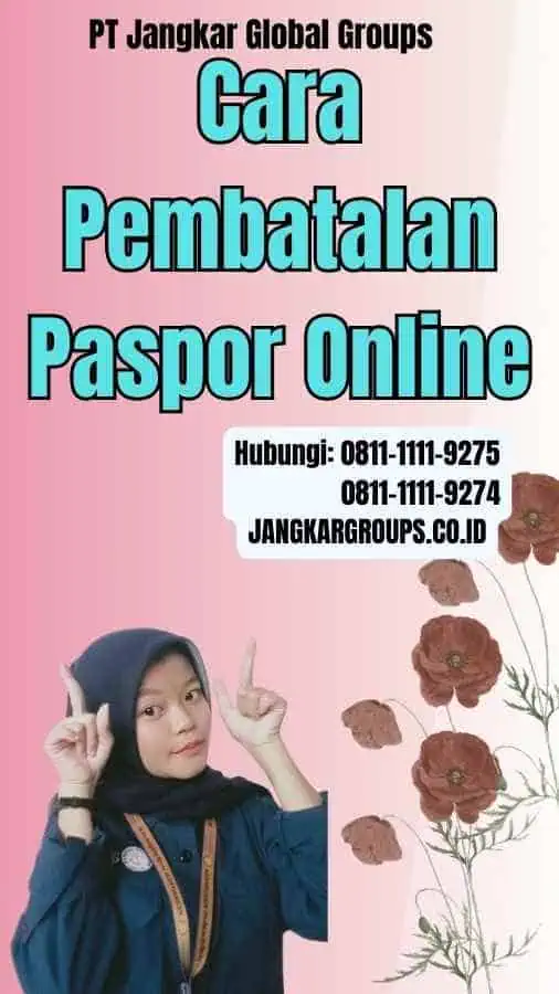 Cara Pembatalan Paspor Online