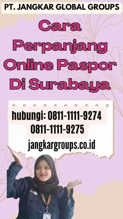 Cara Perpanjang Online Paspor Di Surabaya