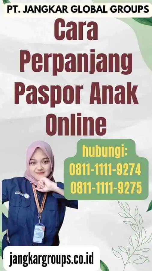 Cara Perpanjang Paspor Anak Online