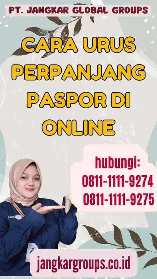 Cara Urus Perpanjang Paspor di Online