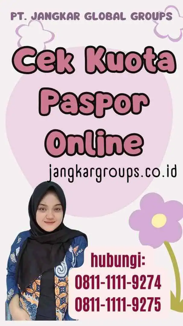 Cek Kuota Paspor Online