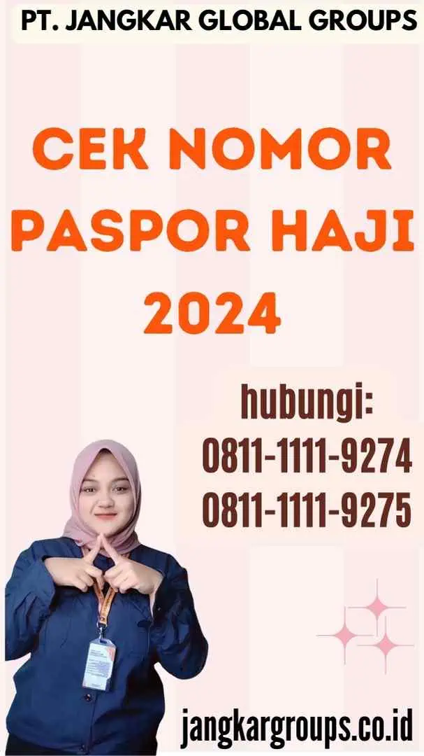 Cek Nomor Paspor Haji 2024