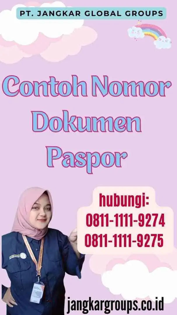 Contoh Nomor Dokumen Paspor