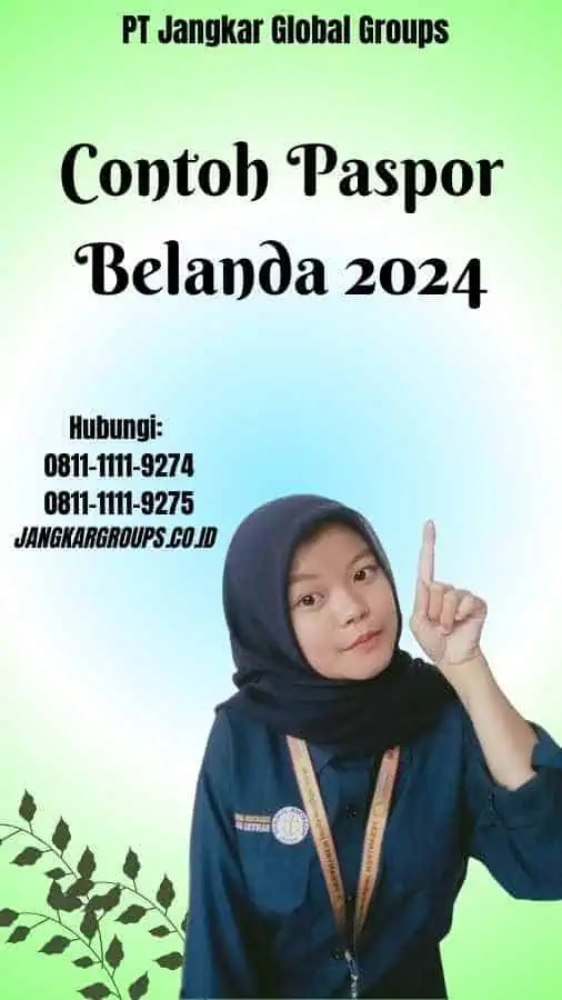 Contoh Paspor Belanda 2024