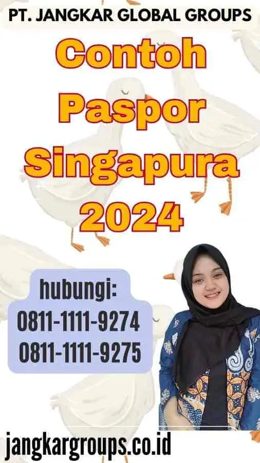 Contoh Paspor Singapura 2024