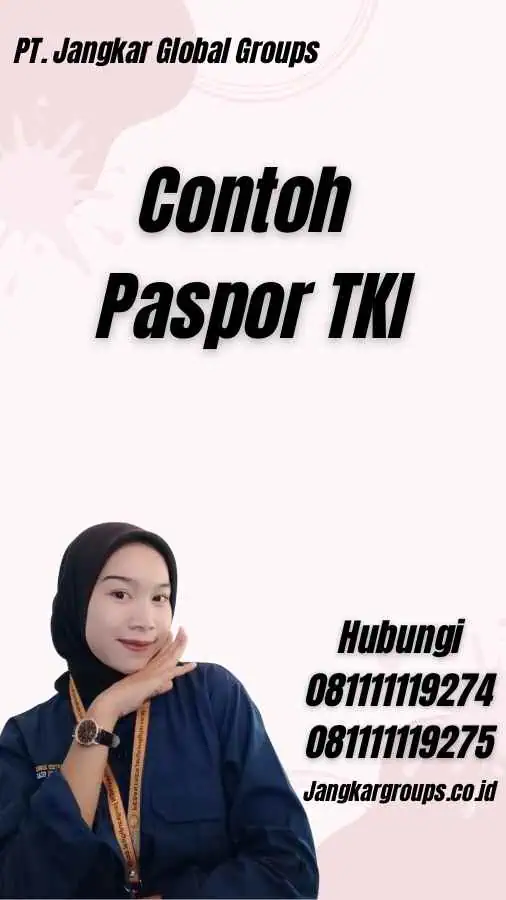 Contoh Paspor TKI