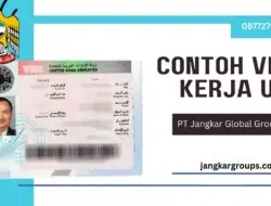 Contoh Visa Kerja Uae