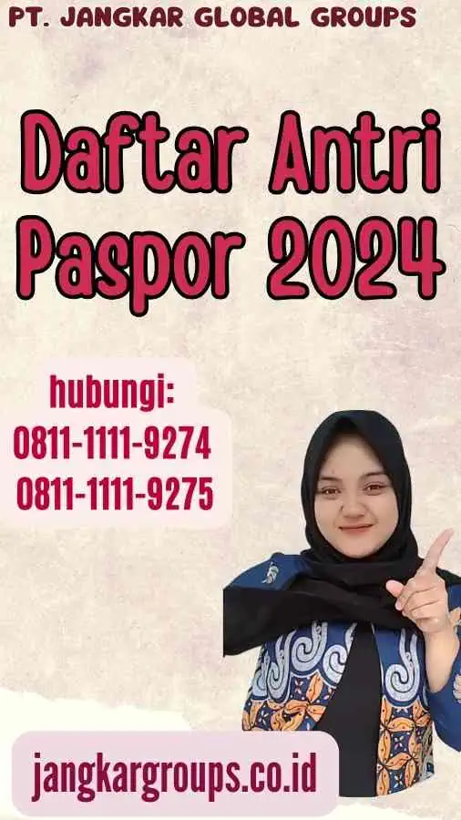 Daftar Antri Paspor 2024