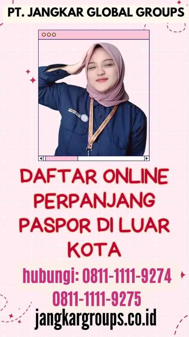 Daftar Online Perpanjang Paspor Di Luar Kota