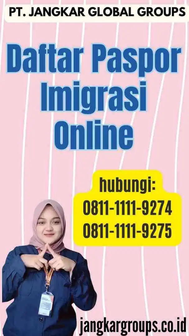 Daftar Paspor Imigrasi Online