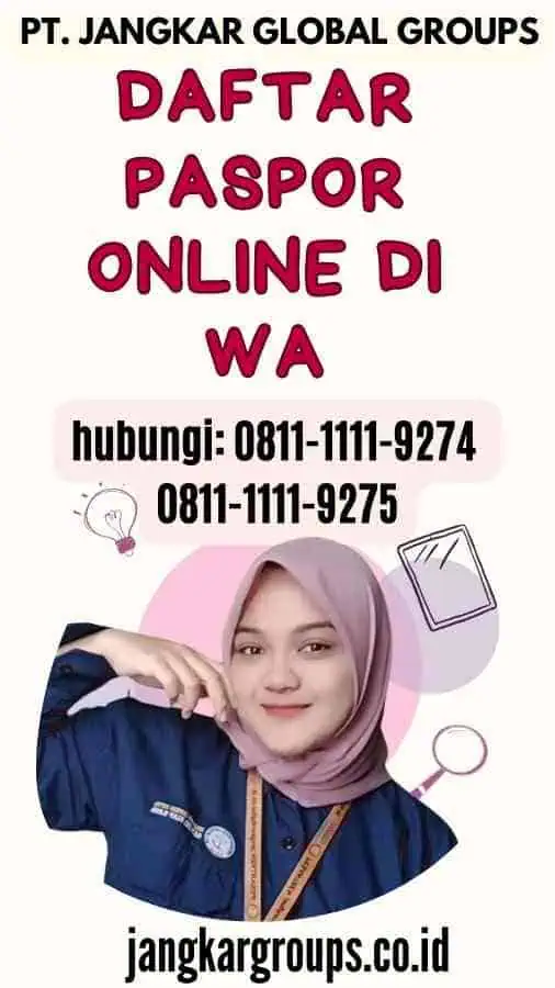 Daftar Paspor Online di WA