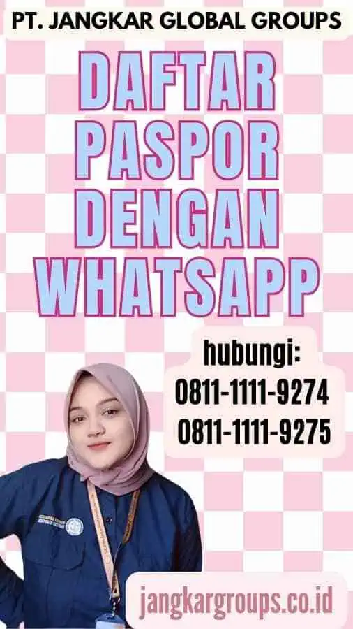 Daftar Paspor dengan Whatsapp