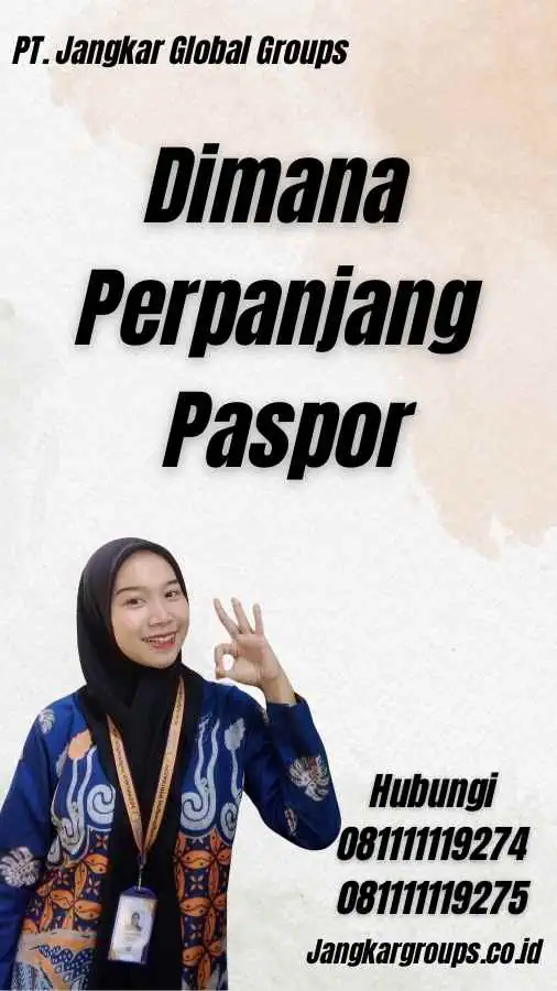 Dimana Perpanjang Paspor