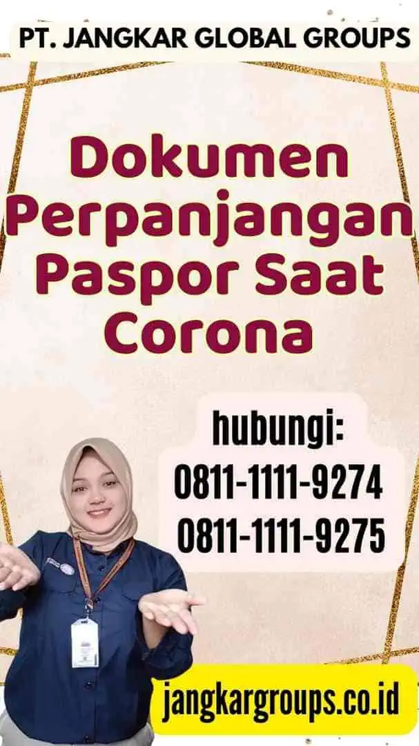 Dokumen Perpanjangan Paspor Saat Corona