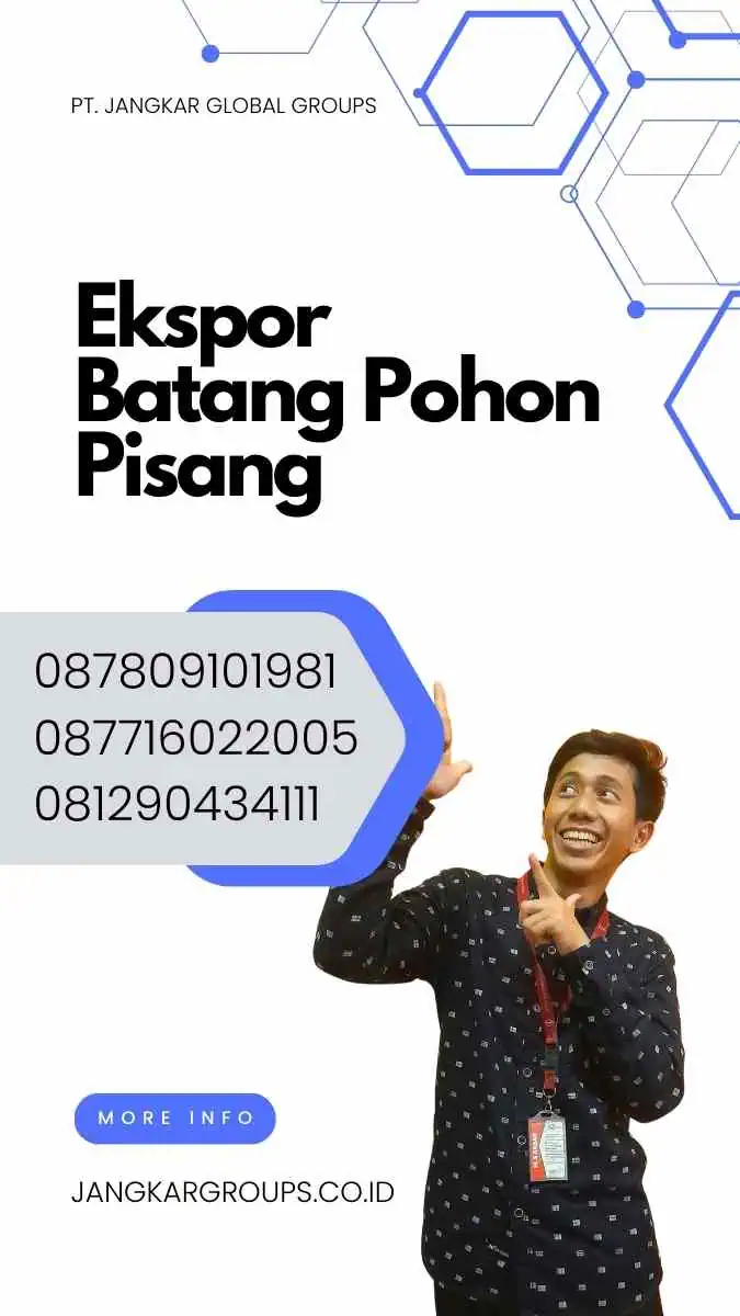 Ekspor Batang Pohon Pisang