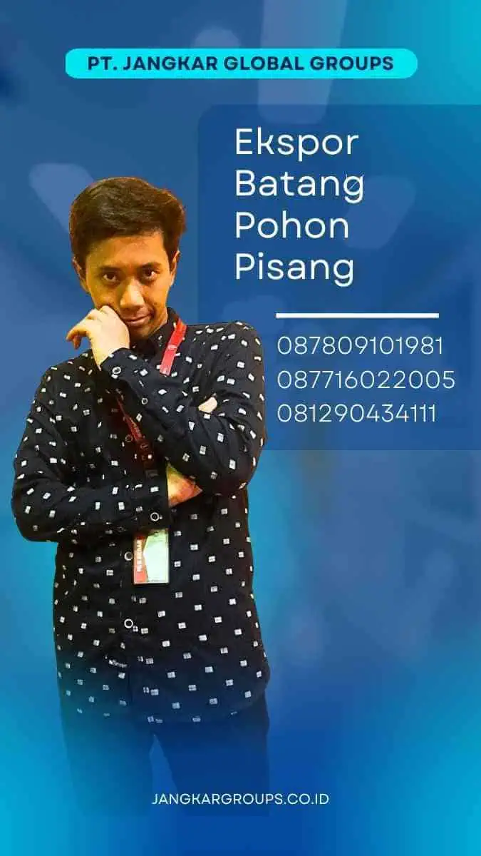 Ekspor Batang Pohon Pisang