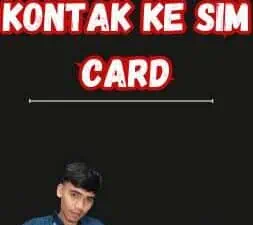 Ekspor Kontak ke Sim Card