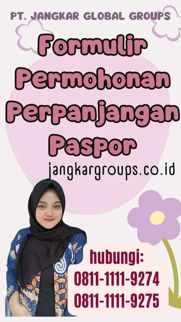 Formulir Permohonan Perpanjangan Paspor