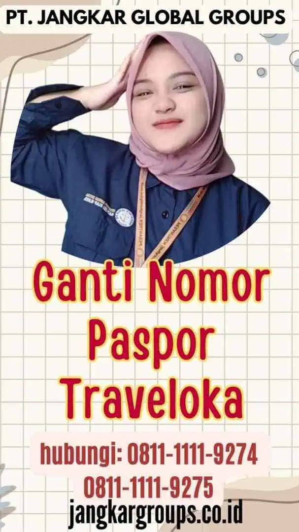 Ganti Nomor Paspor Traveloka