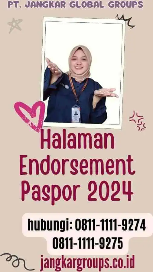 Halaman Endorsement Paspor 2024