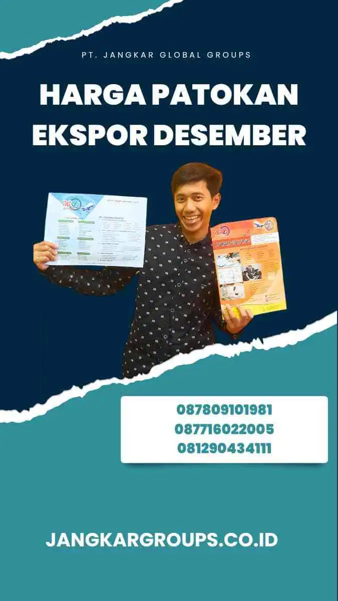 Harga Patokan Ekspor Desember