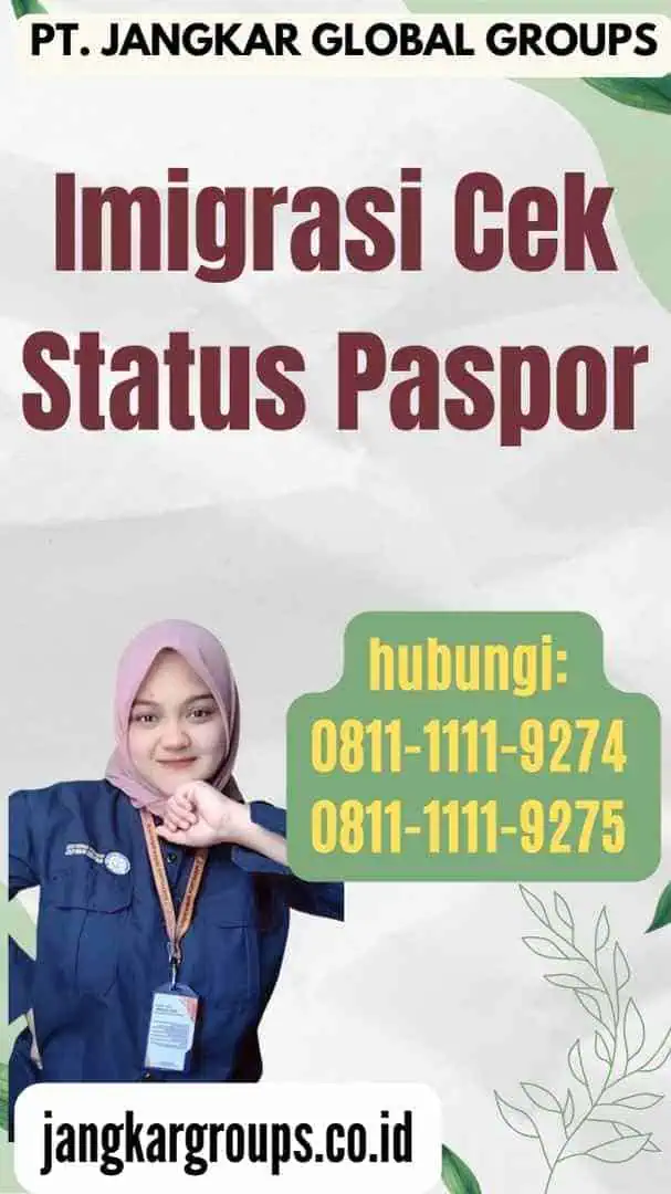 Imigrasi Cek Status Paspor