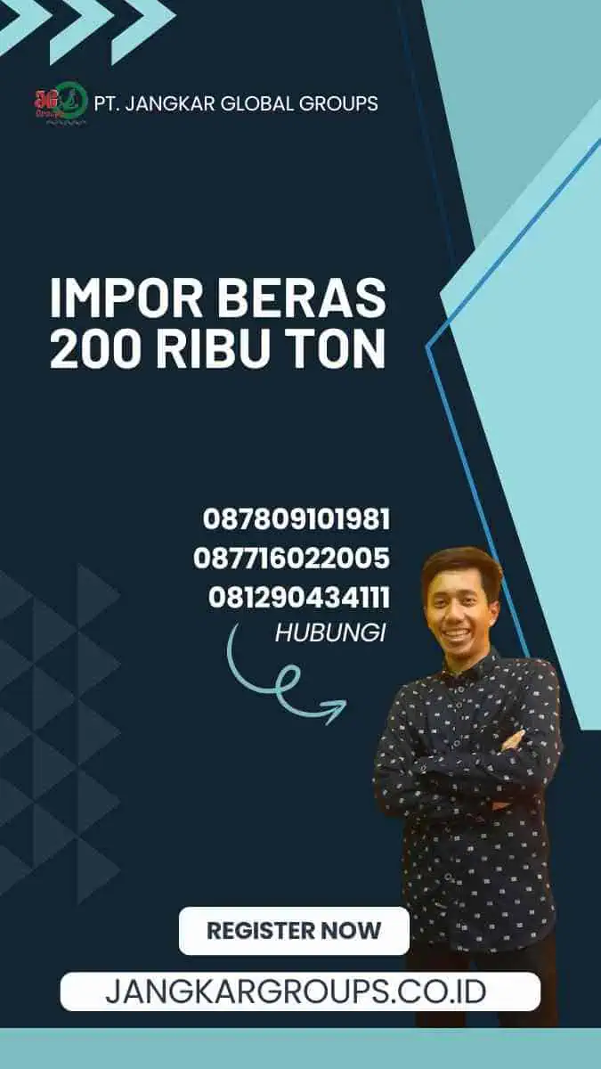 Impor Beras 200 Ribu Ton