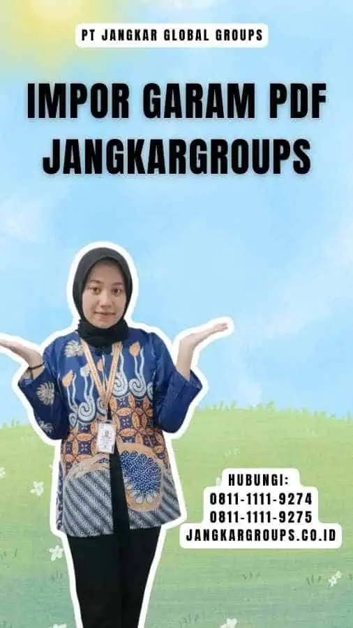 Impor Garam Pdf Jangkargroups