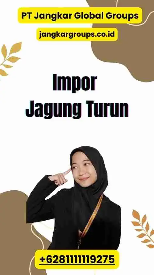 Impor Jagung Turun