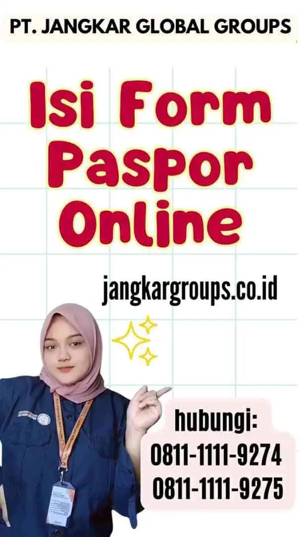 Isi Form Paspor Online