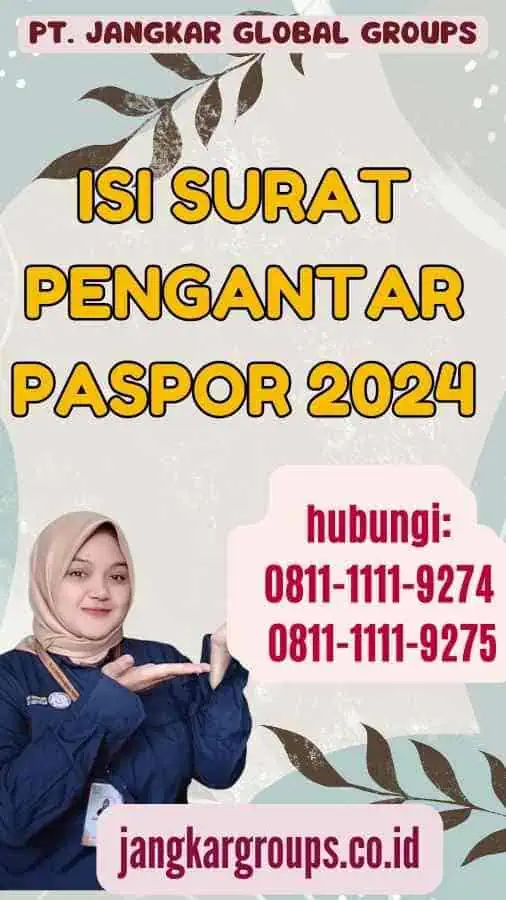 Isi Surat Pengantar Paspor 2024