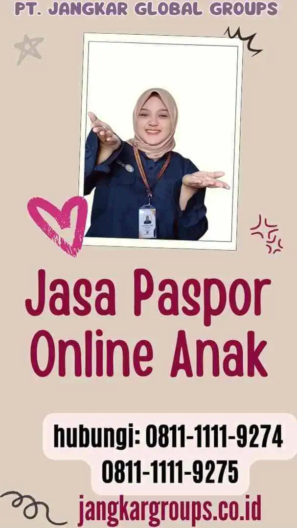 Jasa Paspor Online Anak