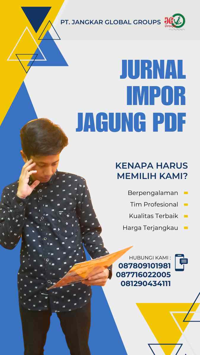 Jurnal Impor Jagung Pdf