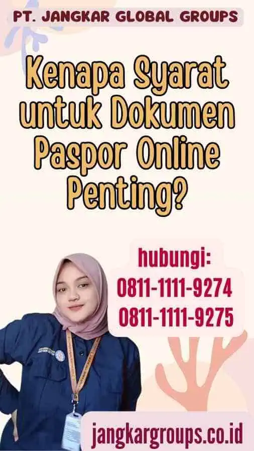 Kenapa Syarat untuk Dokumen Paspor Online Penting