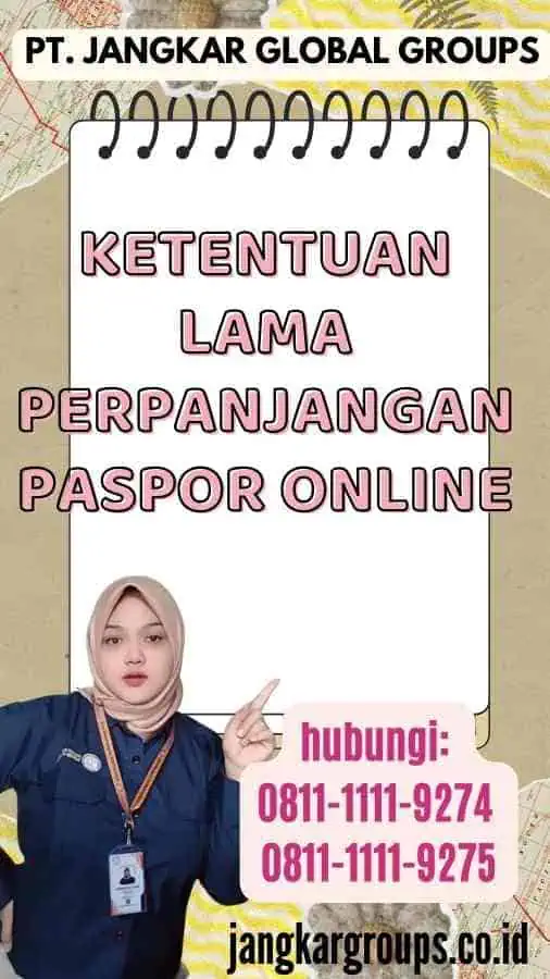 Ketentuan Lama Perpanjangan Paspor Online