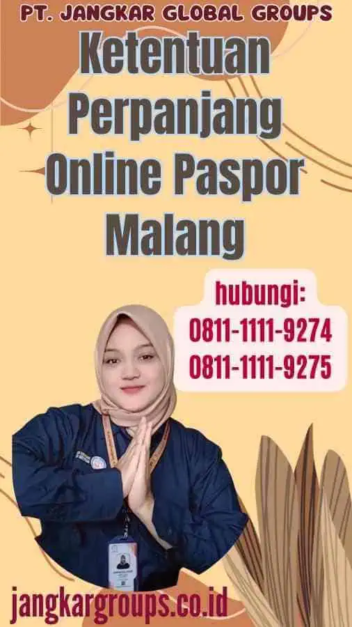 Ketentuan Perpanjang Online Paspor Malang