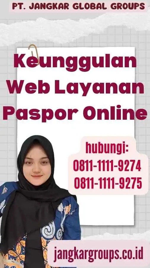 Keunggulan Web Layanan Paspor Online