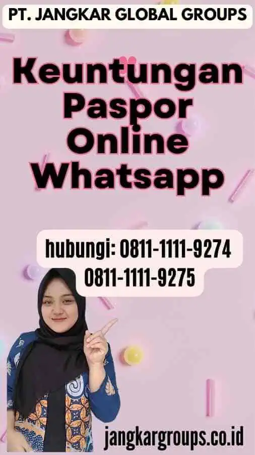 Keuntungan Paspor Online Whatsapp