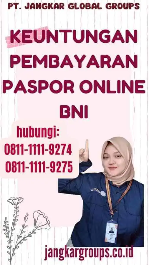 Keuntungan Pembayaran Paspor Online BNI