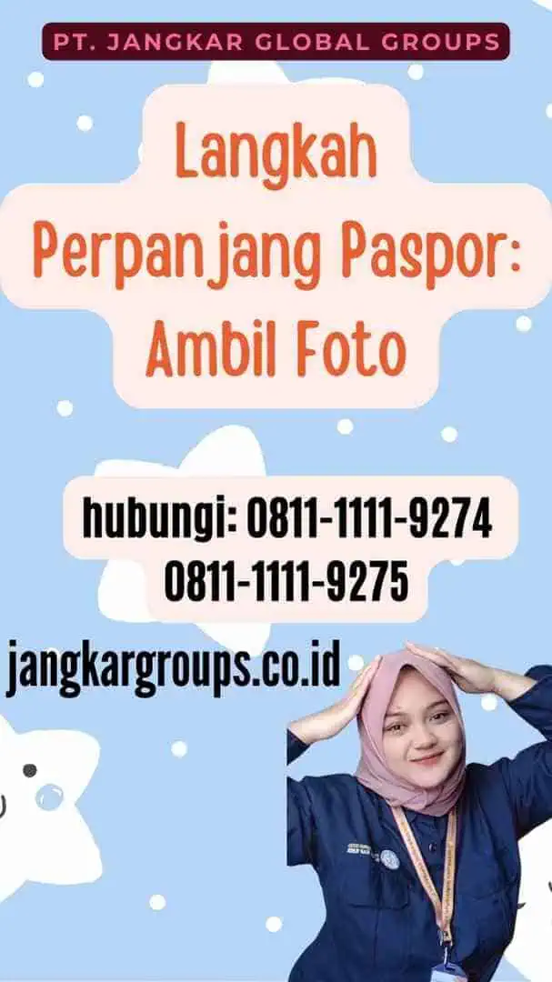 Langkah Perpanjang Paspor Ambil Foto