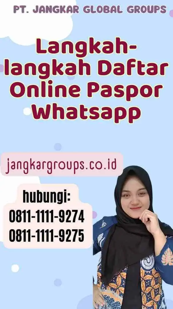 Langkah-langkah Daftar Online Paspor Whatsapp