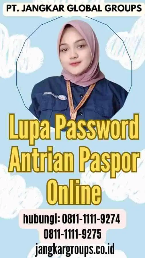 Lupa Password Antrian Paspor Online