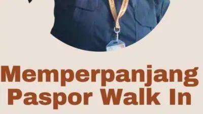 Memperpanjang Paspor Walk In